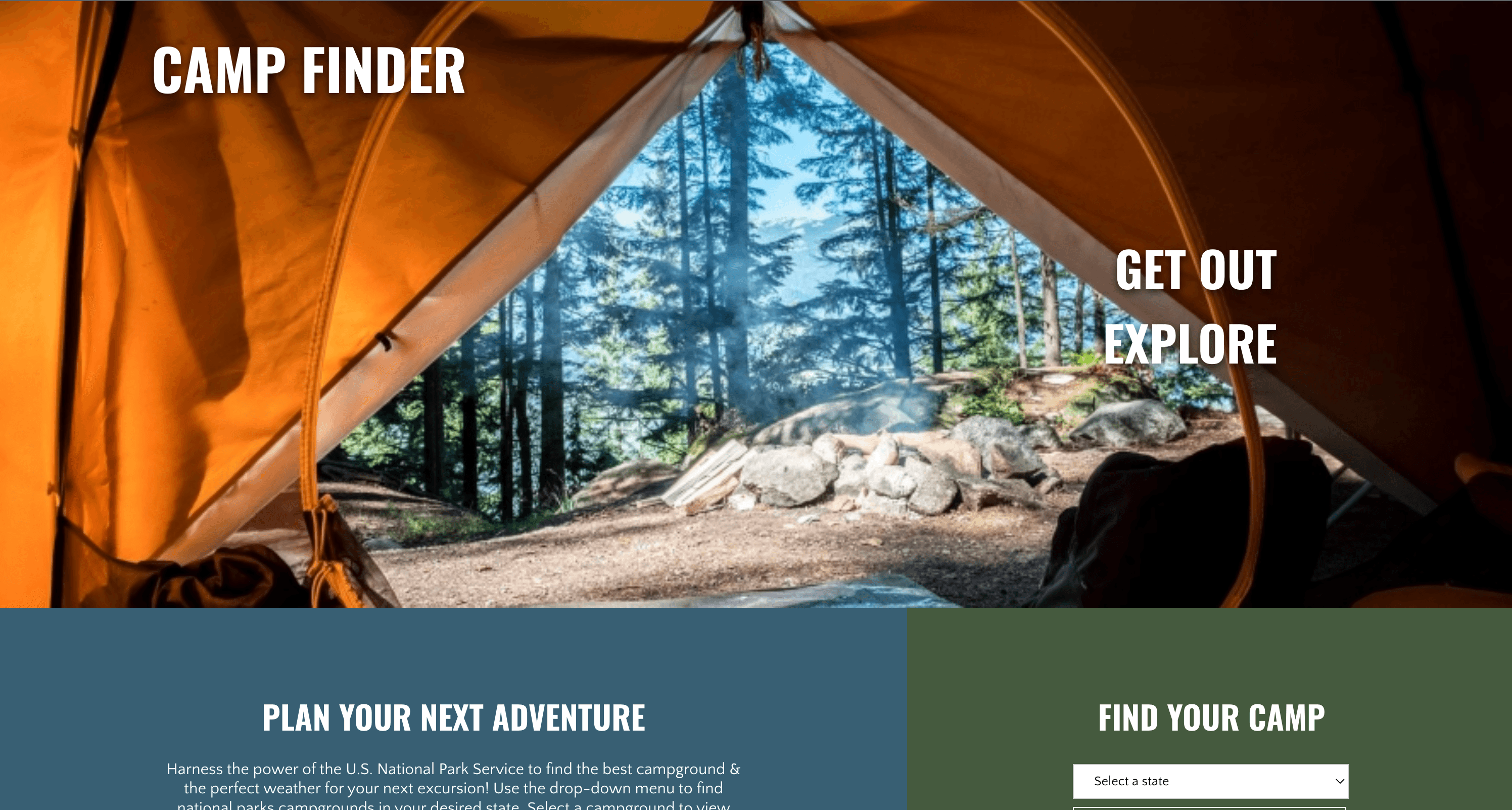 Camp Finder